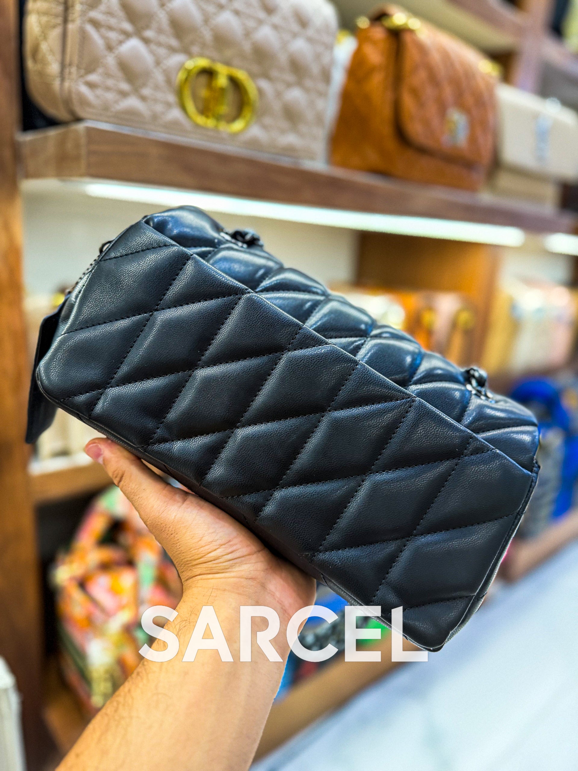 Sac Bandoulière Coach Noir – 100% Cuir Véritable & Finitions Haute Qualité CH-1011