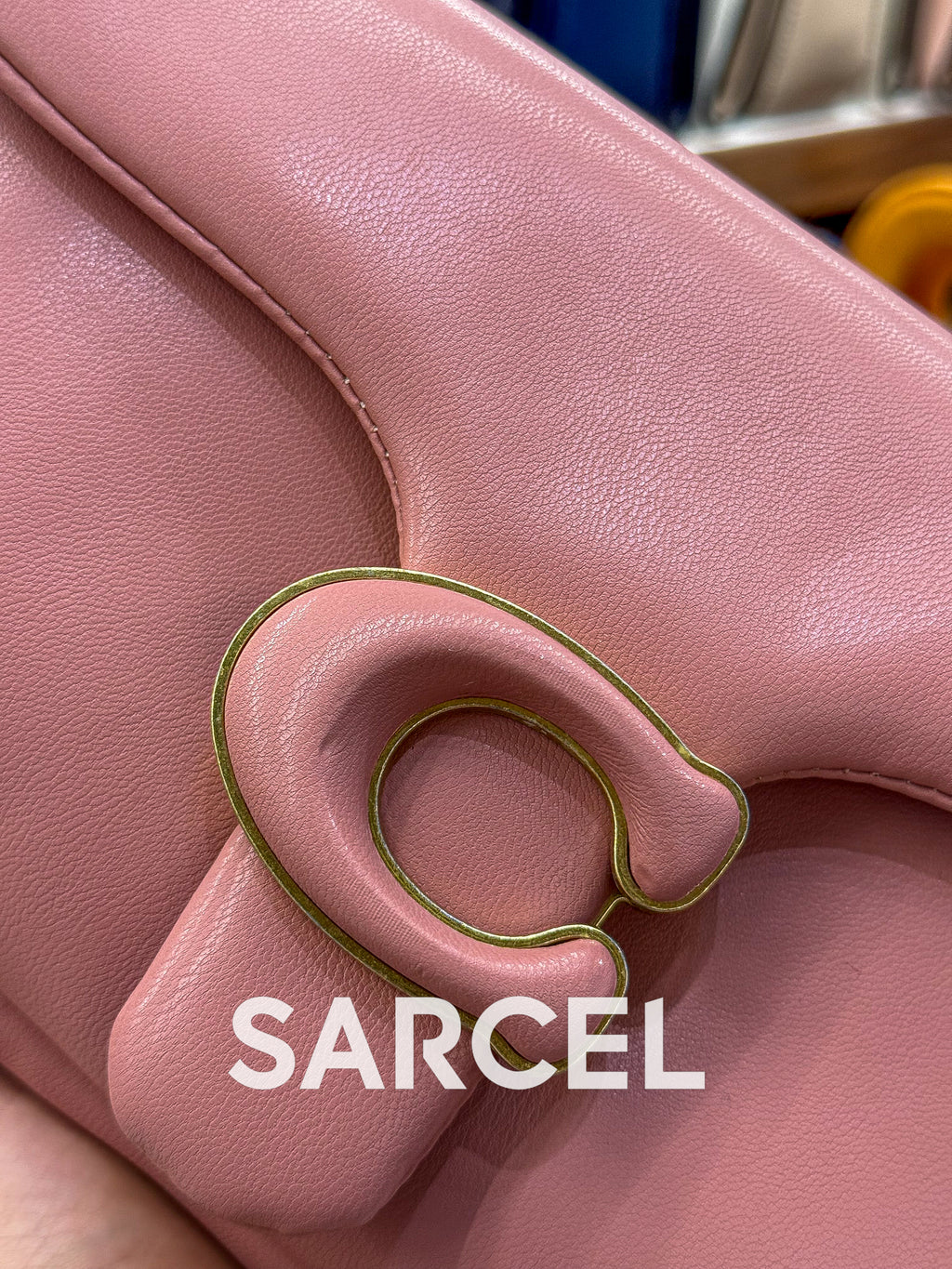 Sac Bandoulière Coach Rose Blush – 100% Cuir Véritable & Finitions Haute Qualité CH-1013