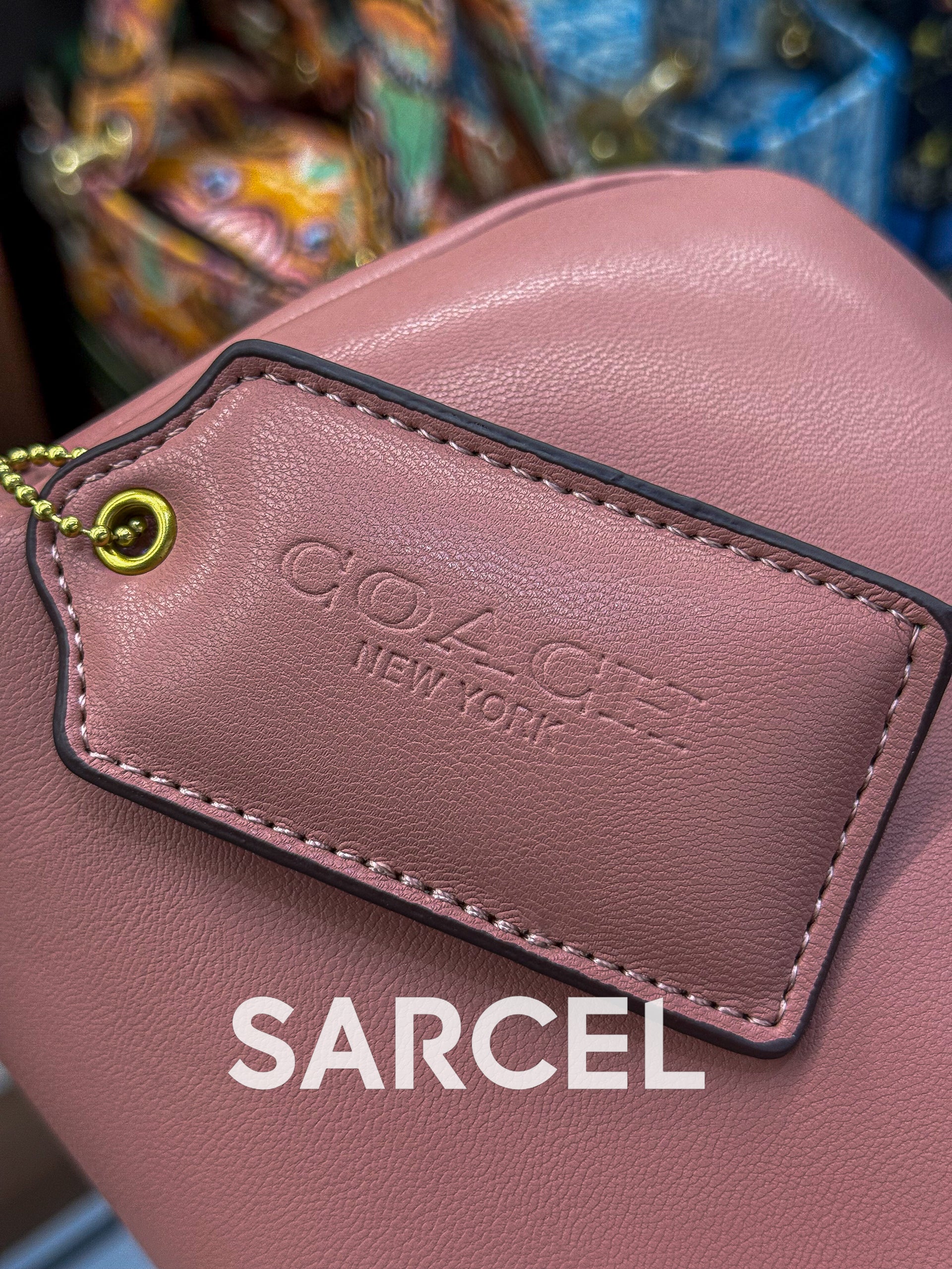 Sac Bandoulière Coach Rose Blush – 100% Cuir Véritable & Finitions Haute Qualité CH-1013