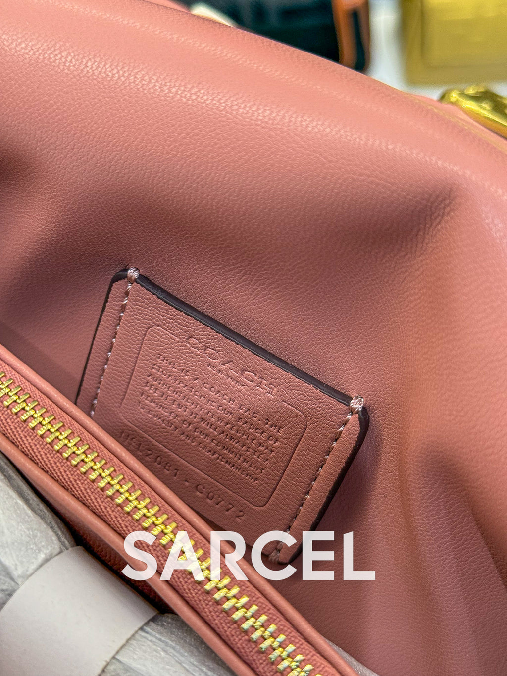 Sac Bandoulière Coach Rose Blush – 100% Cuir Véritable & Finitions Haute Qualité CH-1013