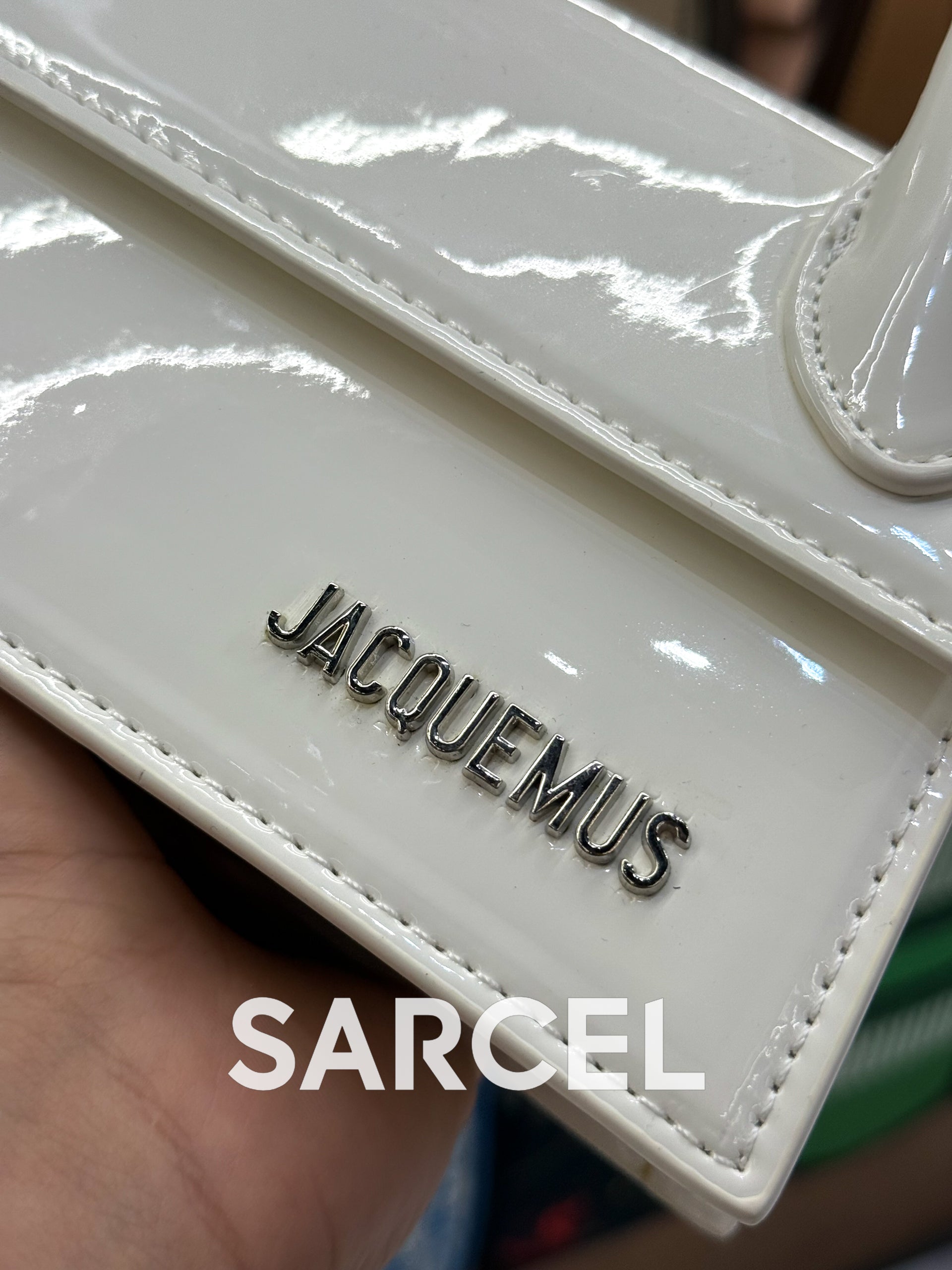 Sac Bandoulière Jaquemus Blanc Glacé – 100% Cuir Véritable & Finitions Haute Qualité JQ-1020