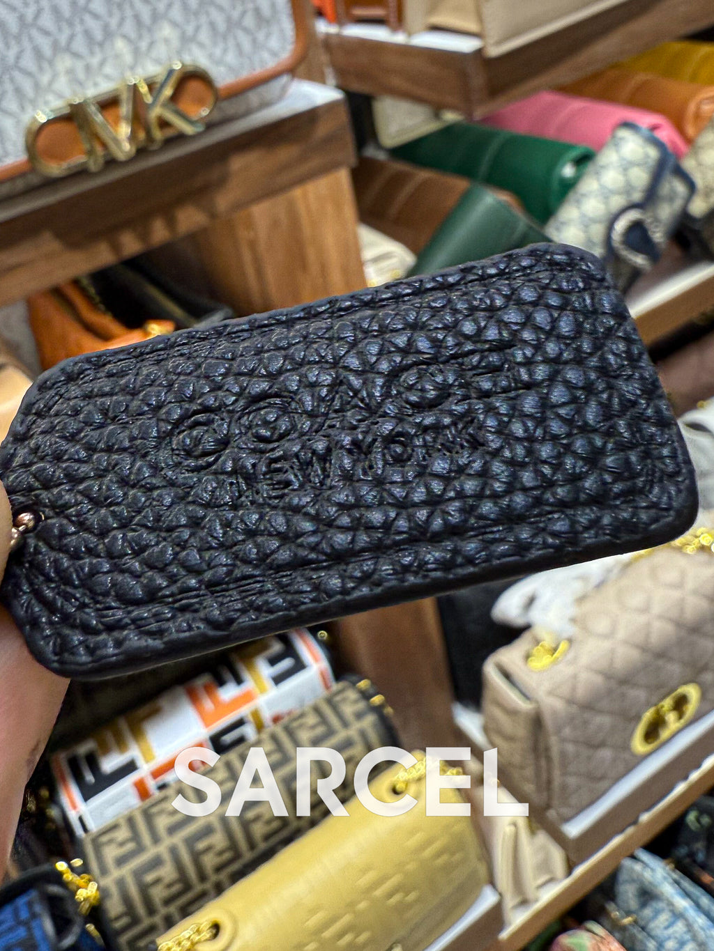 Sac Bandoulière Coach Noir – 100% Cuir Véritable & Finitions Haute Qualité CH-1014