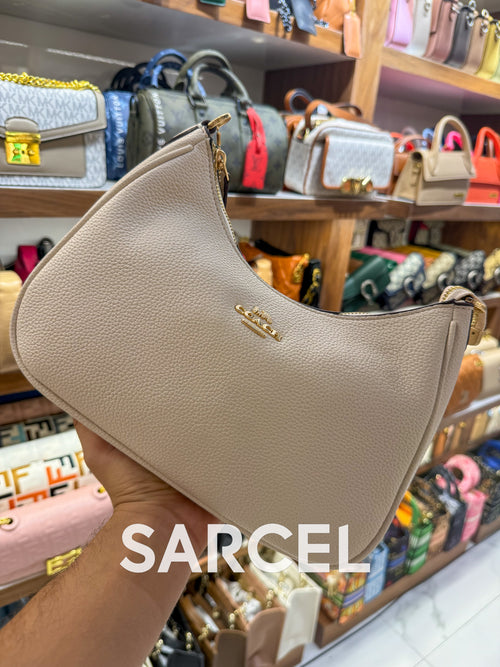 Sac Bandoulière Coach Créme – 100% Cuir Véritable & Finitions Haute Qualité CH-1015