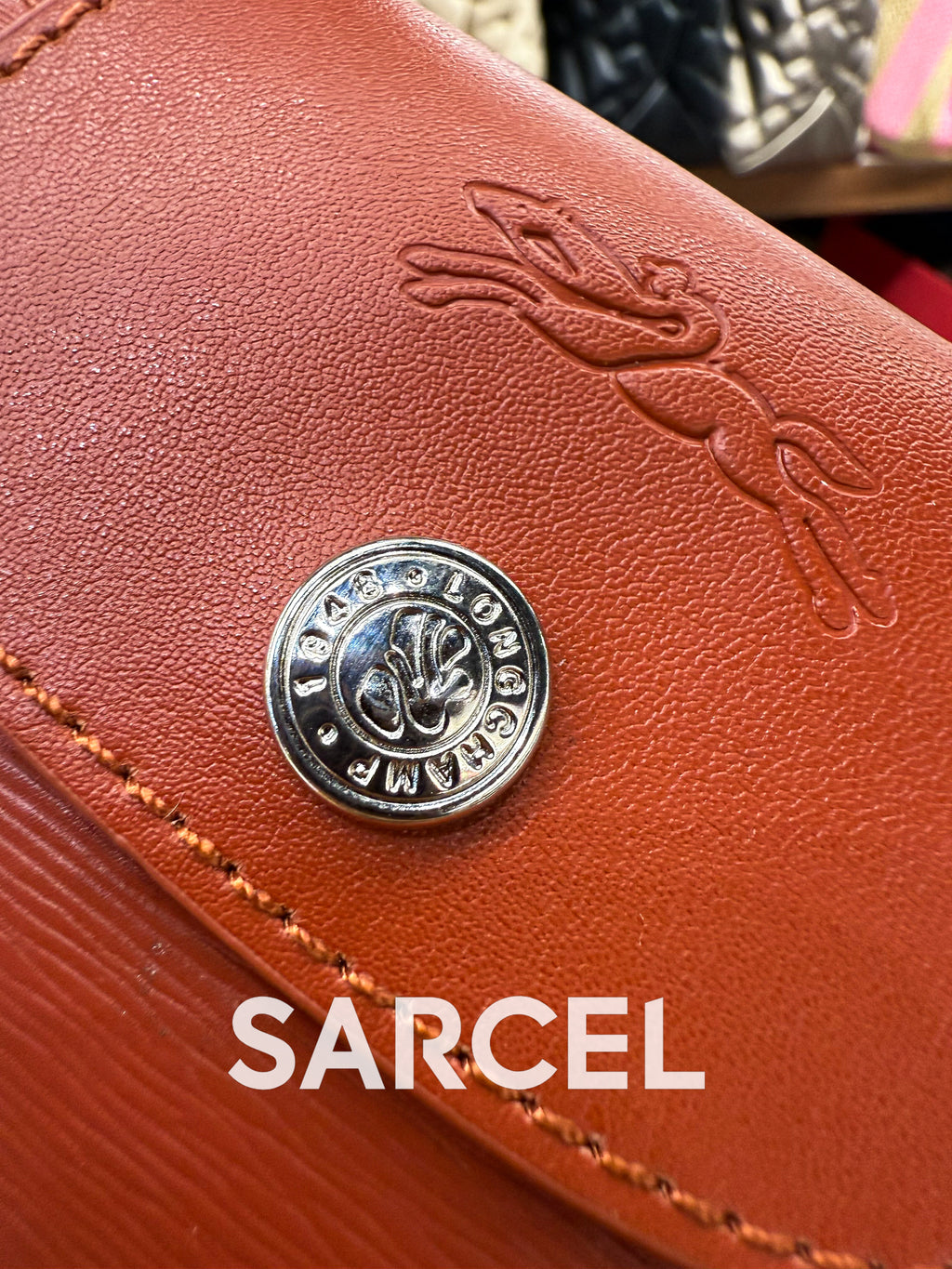 Sac Bandoulière Longchamp Orange Mandarine – 100% Cuir Véritable & Finitions Haute Qualité LC-1023