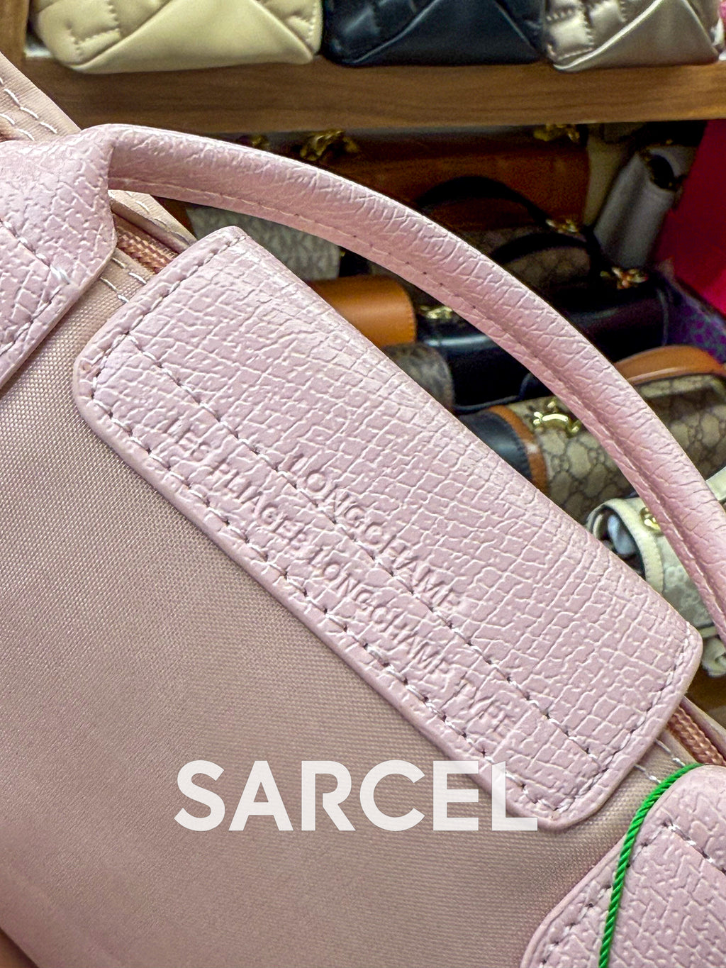 Sac Bandoulière Longchamp Rose Pâle – 100% Cuir Véritable & Finitions Haute Qualité LC-1025