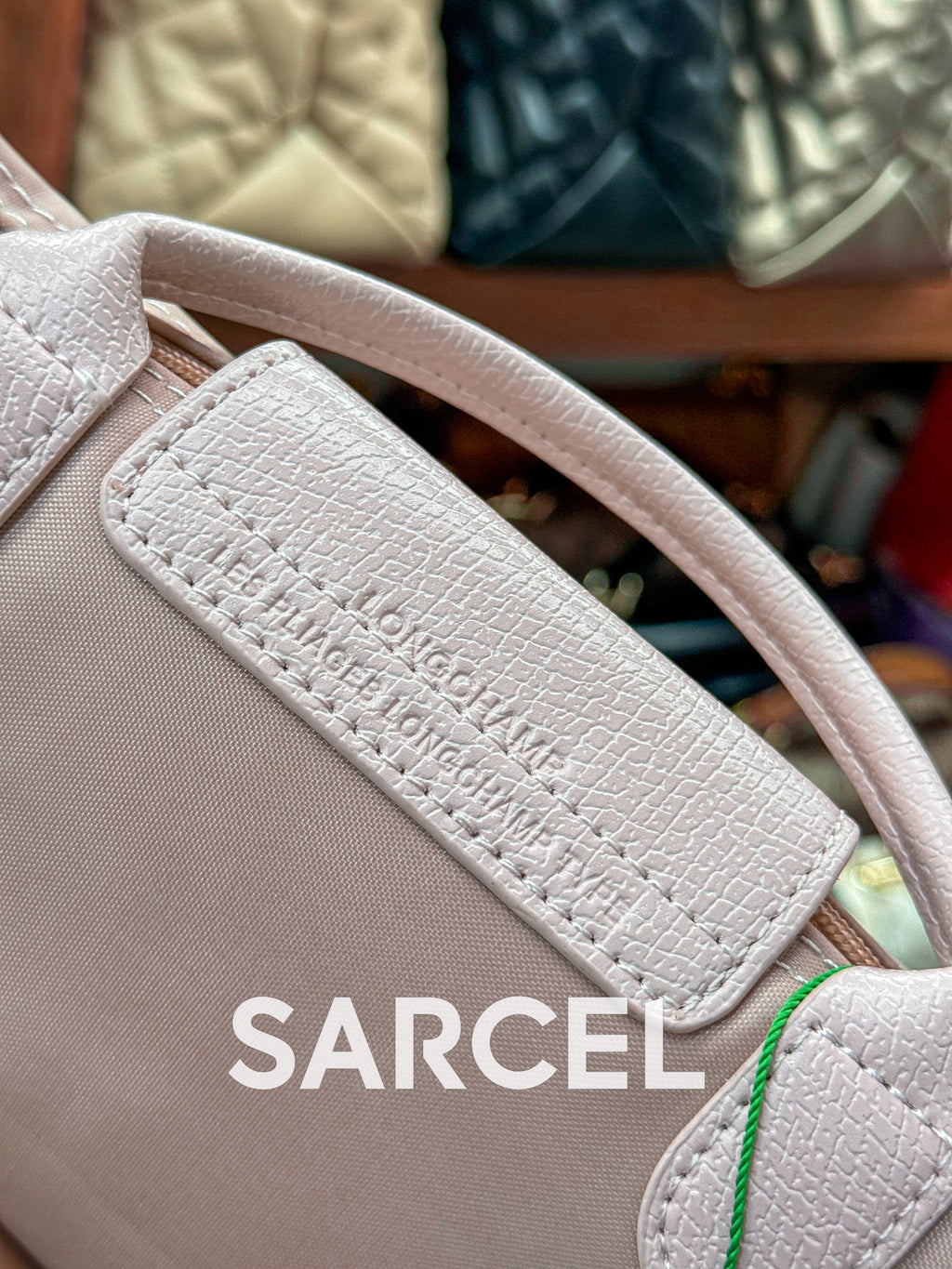 Sac Bandoulière Longchamp Rose Pâle – 100% Cuir Véritable & Finitions Haute Qualité LC-1025