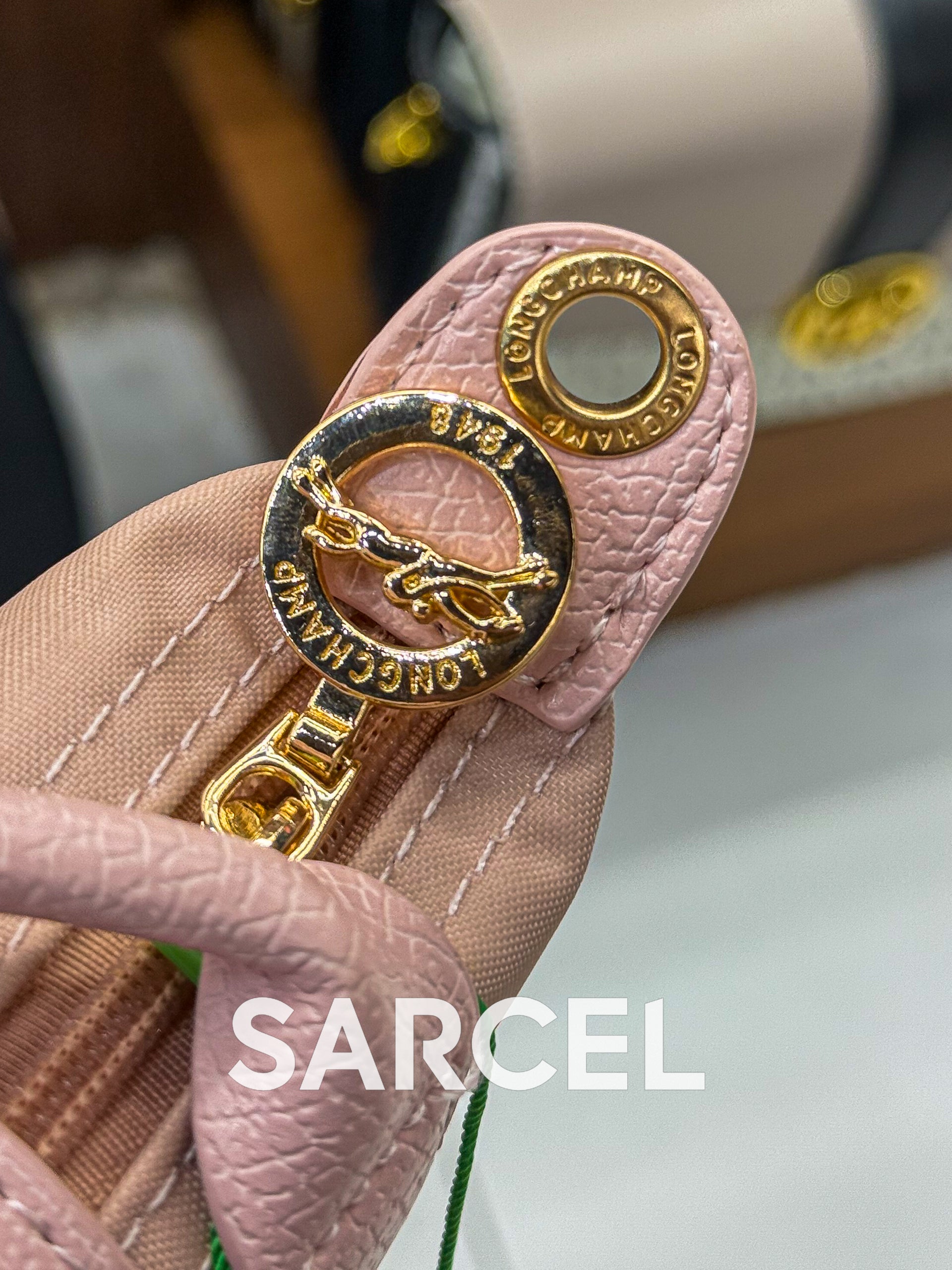 Sac Bandoulière Longchamp Rose Pâle – 100% Cuir Véritable & Finitions Haute Qualité LC-1025