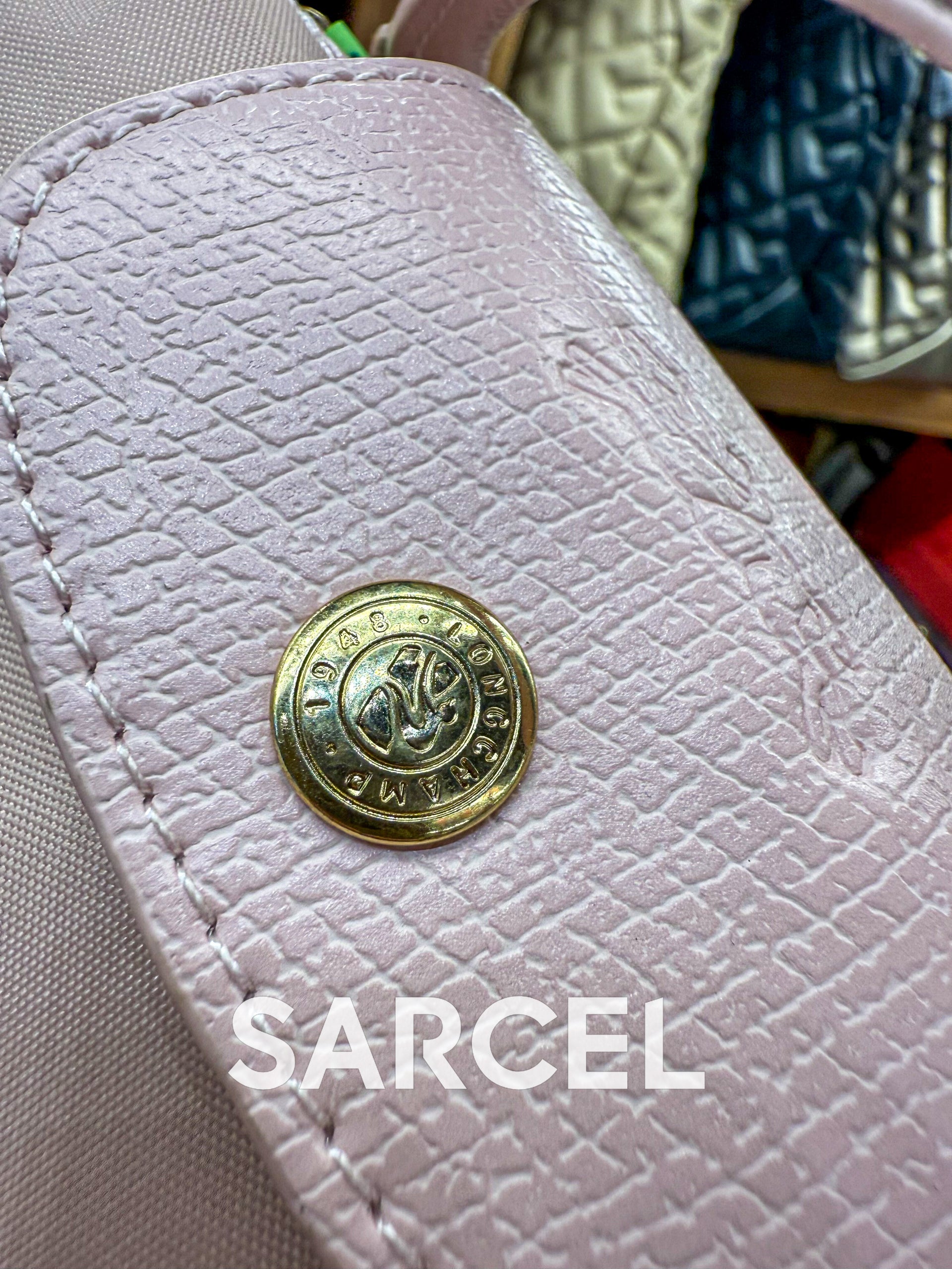 Sac Bandoulière Longchamp Rose Pâle – 100% Cuir Véritable & Finitions Haute Qualité LC-1025