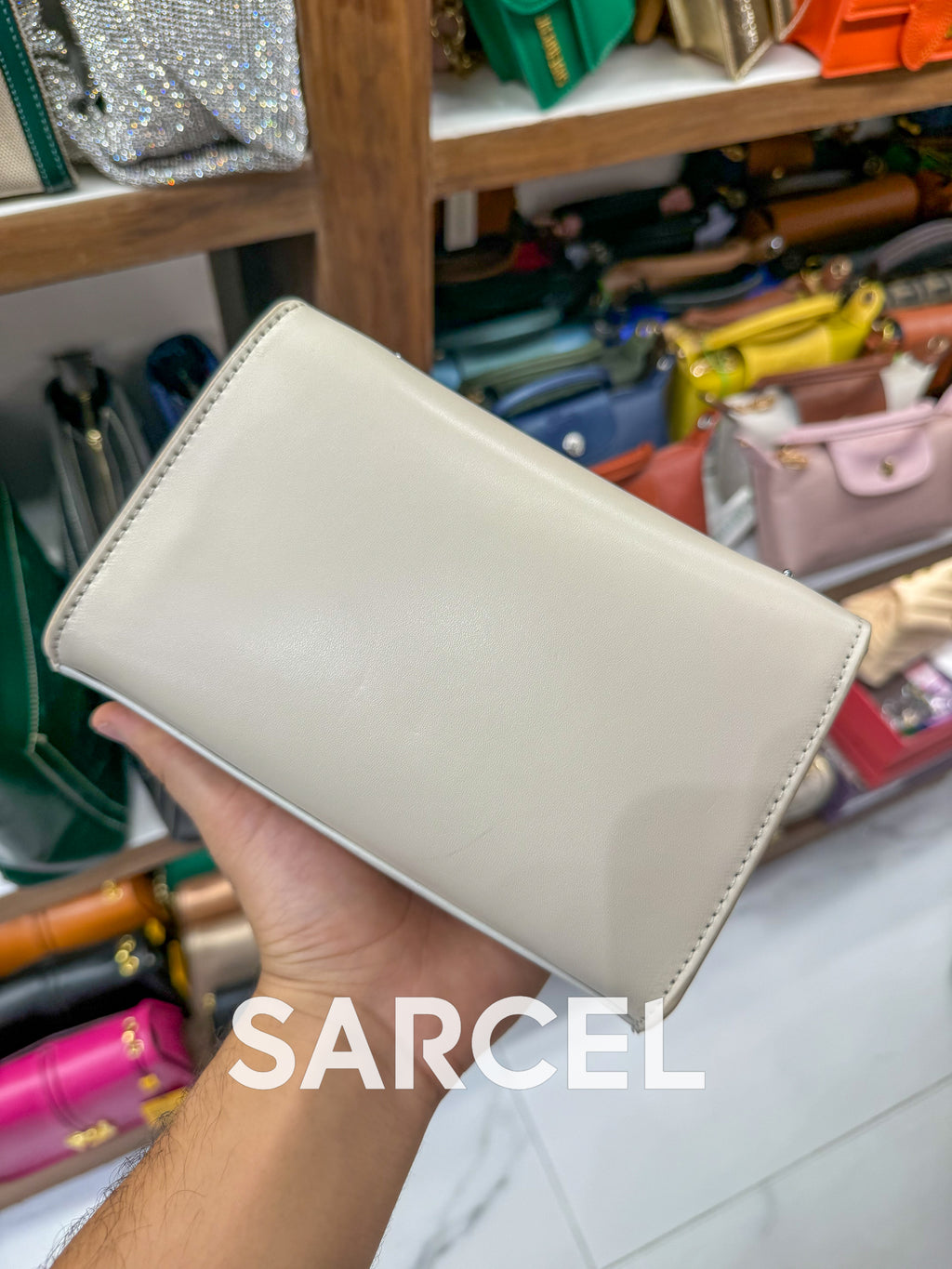 Sac Bandoulière YSL Blanc – 100% Cuir Véritable & Finitions Haute Qualité YSL-1026